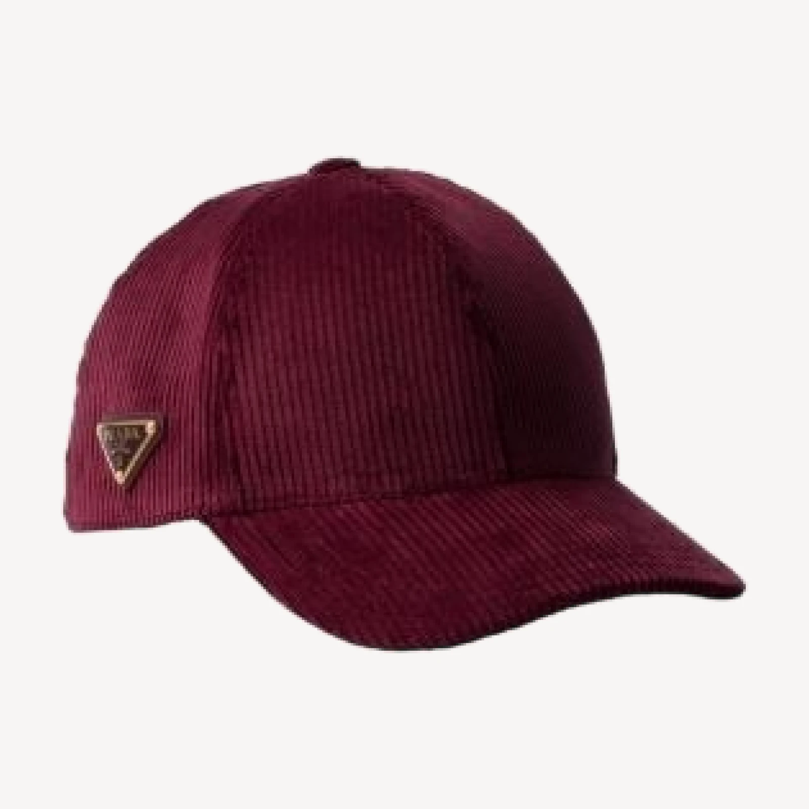 Prada Corduroy Baseball Cap