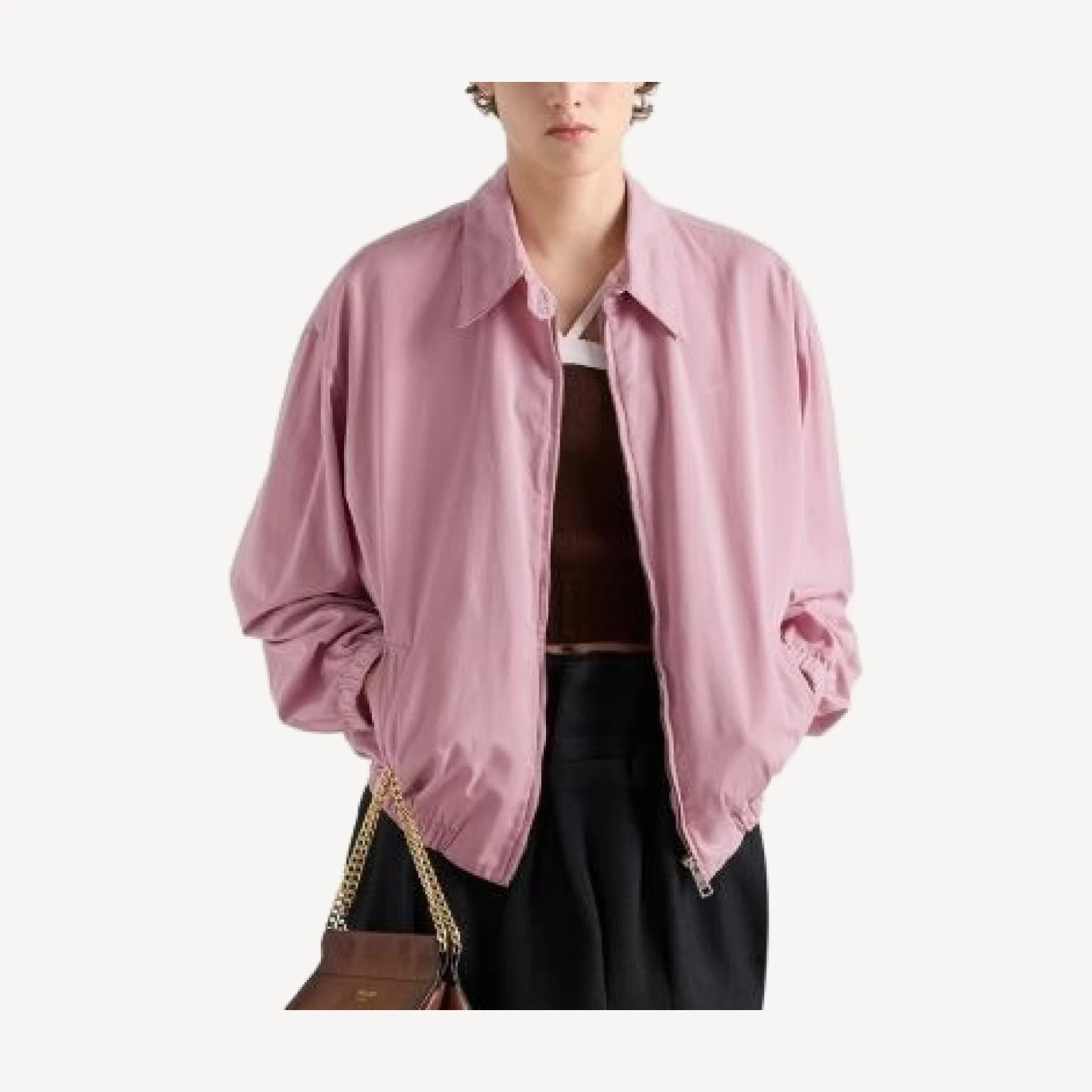 Prada Old Gabardine Blouson Jacket