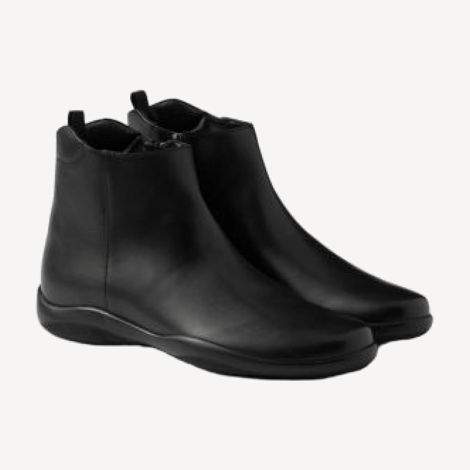 Prada Men's Toblach Leather Ankle Boots