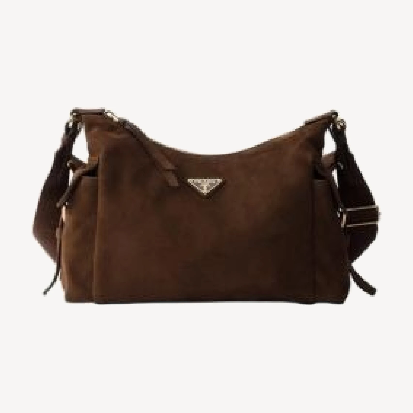 Prada Explore Large Suede Bag