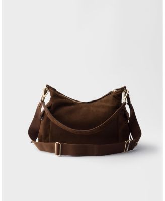 Prada Explore Large Suede Bag