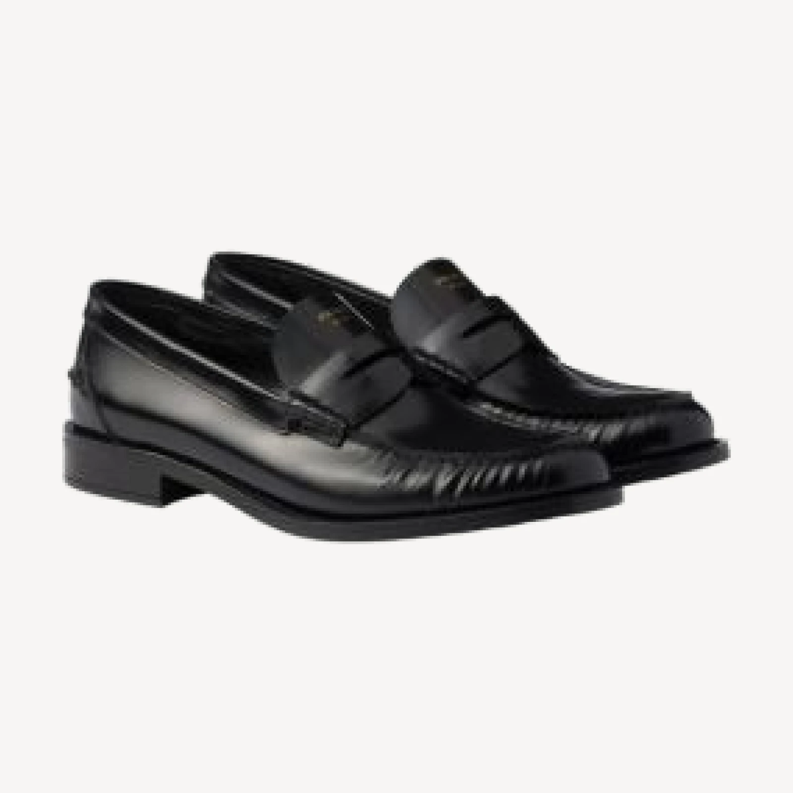 Prada Women's Brushed Leather Loafers