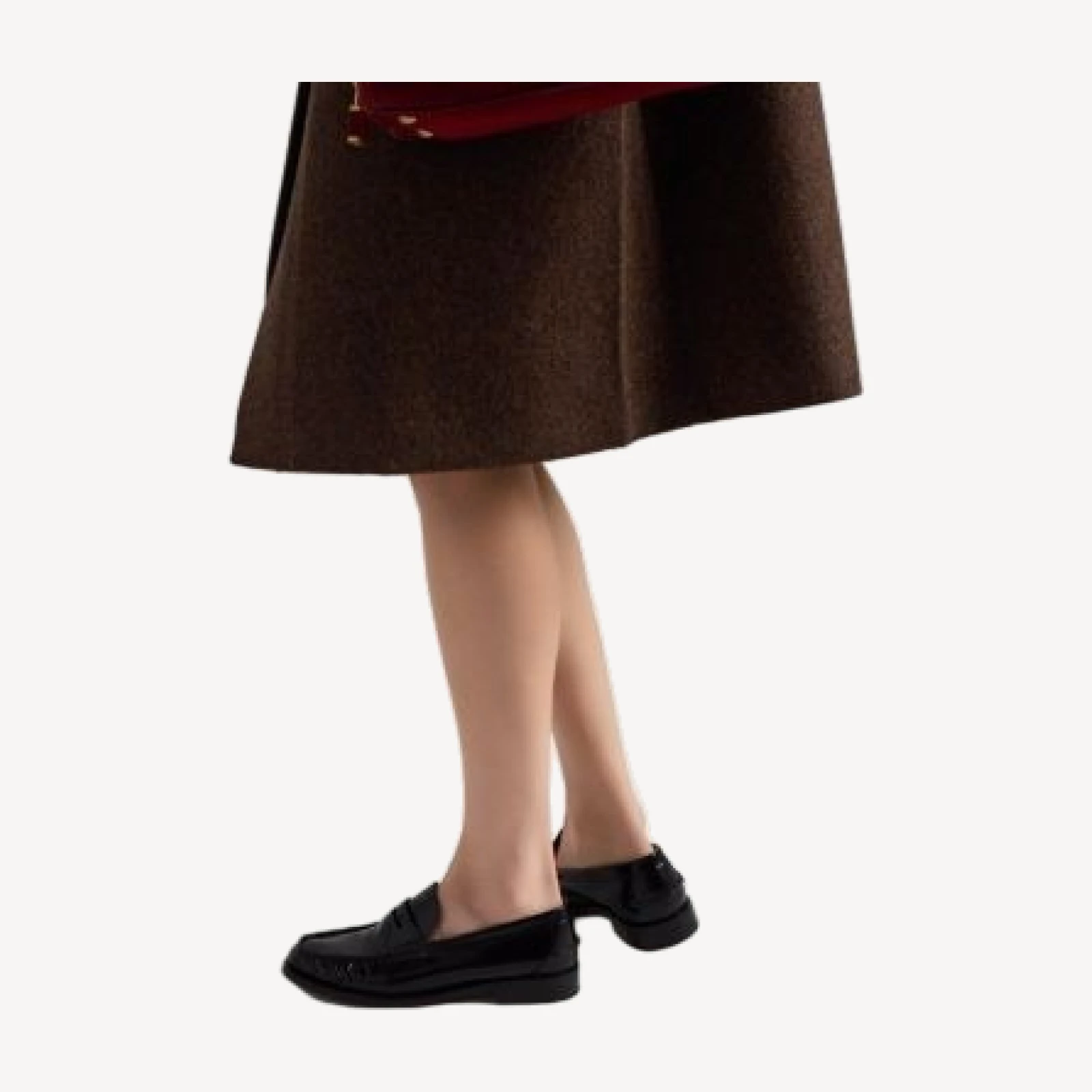 Prada Women's Brushed Leather Loafers