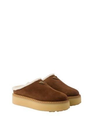 Prada Women's Suede Slippers