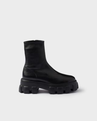 Prada Women's Monolith Stretch Nappa Booties
