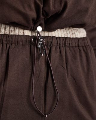 Prada Reversible Cotton Jersey and Re-Nylon Skirt