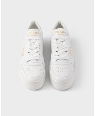 Prada Women's Downtown Bold Leather Sneakers