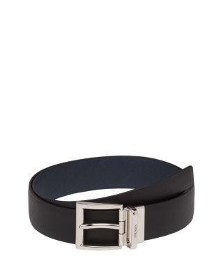 Prada Saffiano Leather Reversible Belt