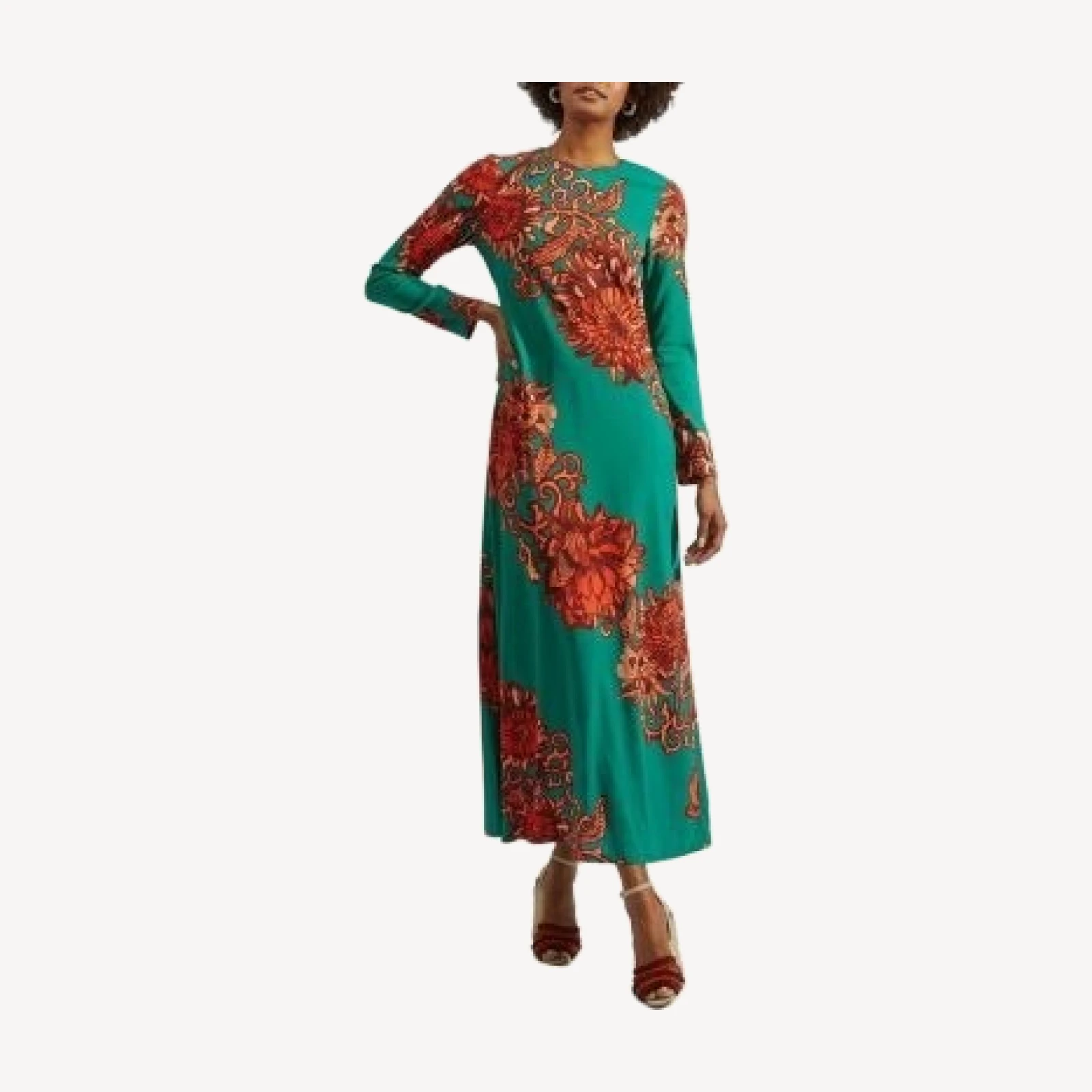La DoubleJ Long Sleeve Swing Dress