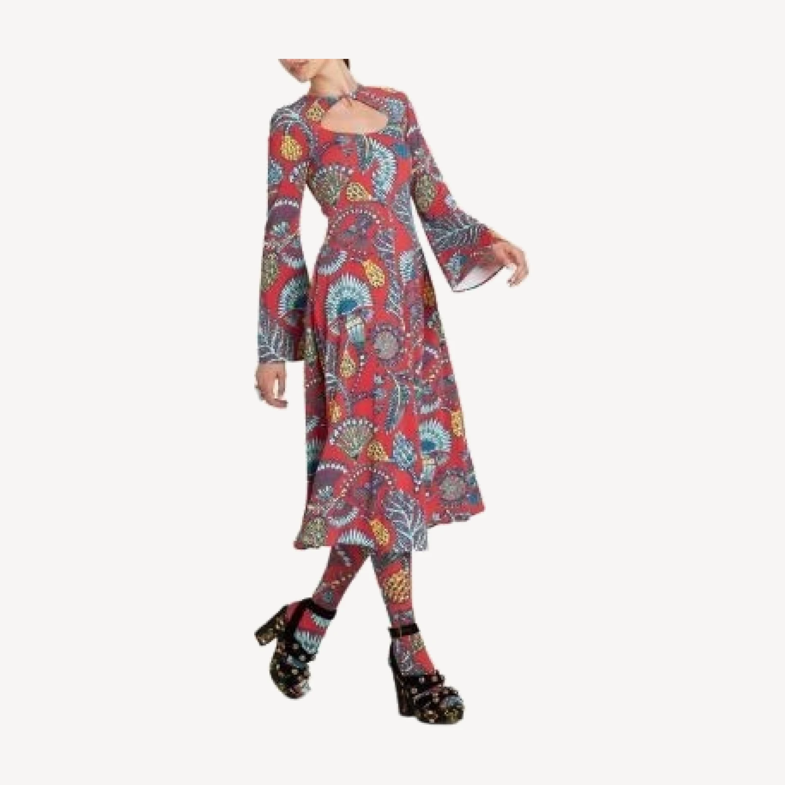 La DoubleJ Farfalla Dress Sicomore Red