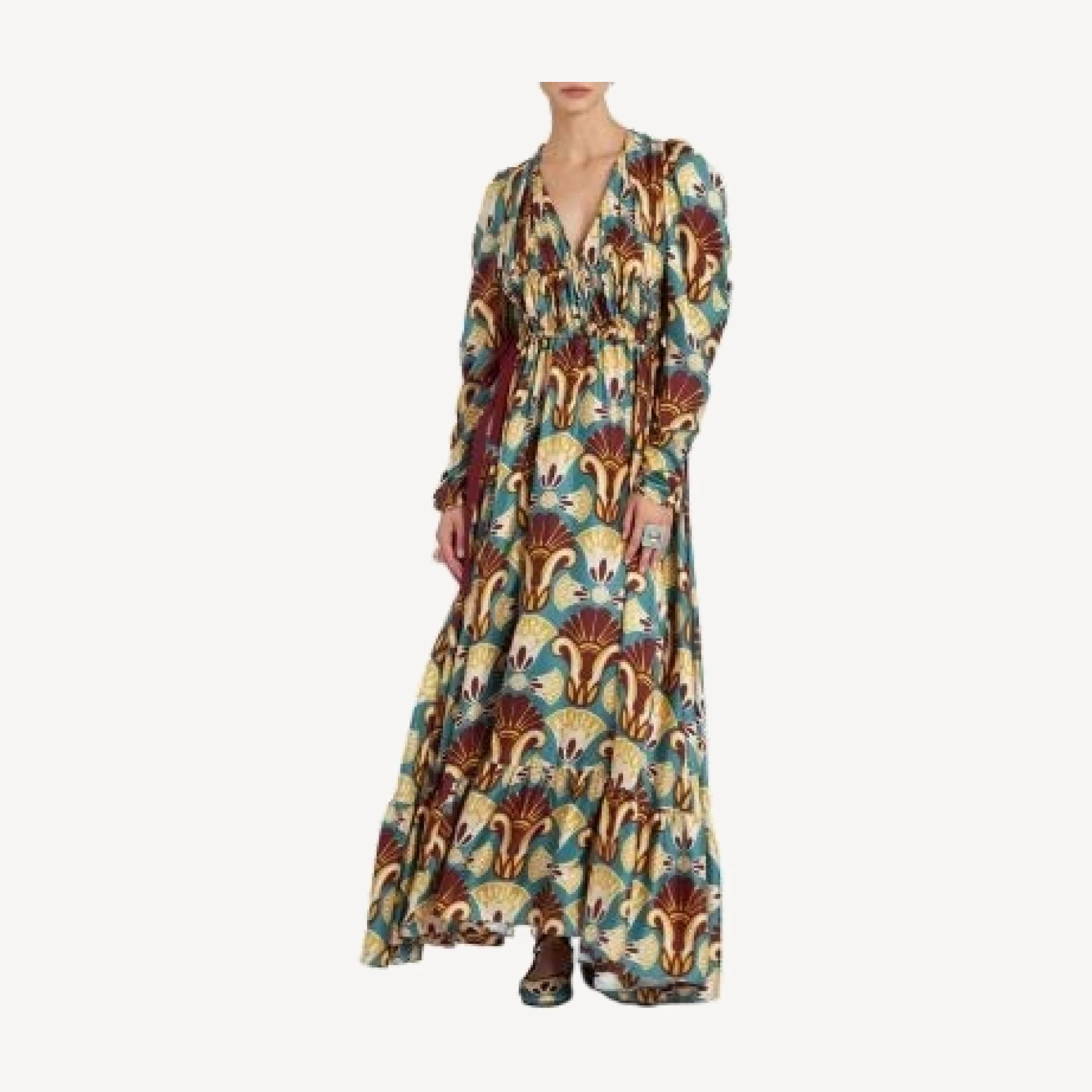 La DoubleJ Biennale Long Dress Dendera Light Blue