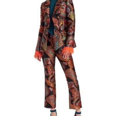 La DoubleJ 24/7 Pants Jacquard Sicomore Black