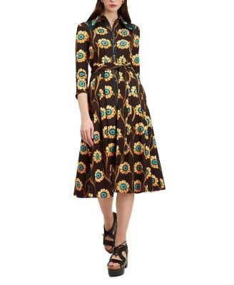 La DoubleJ La Comasca Shirt Dress Daisychain Black