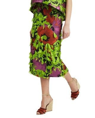La DoubleJ Pencil Skirt Wonderland Fil Coupe Multicolor