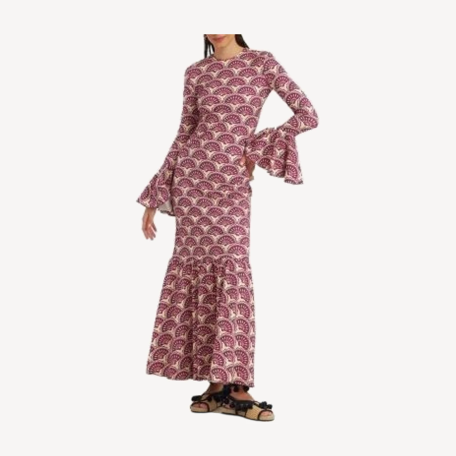 La Doublej Alba Dress Fans
