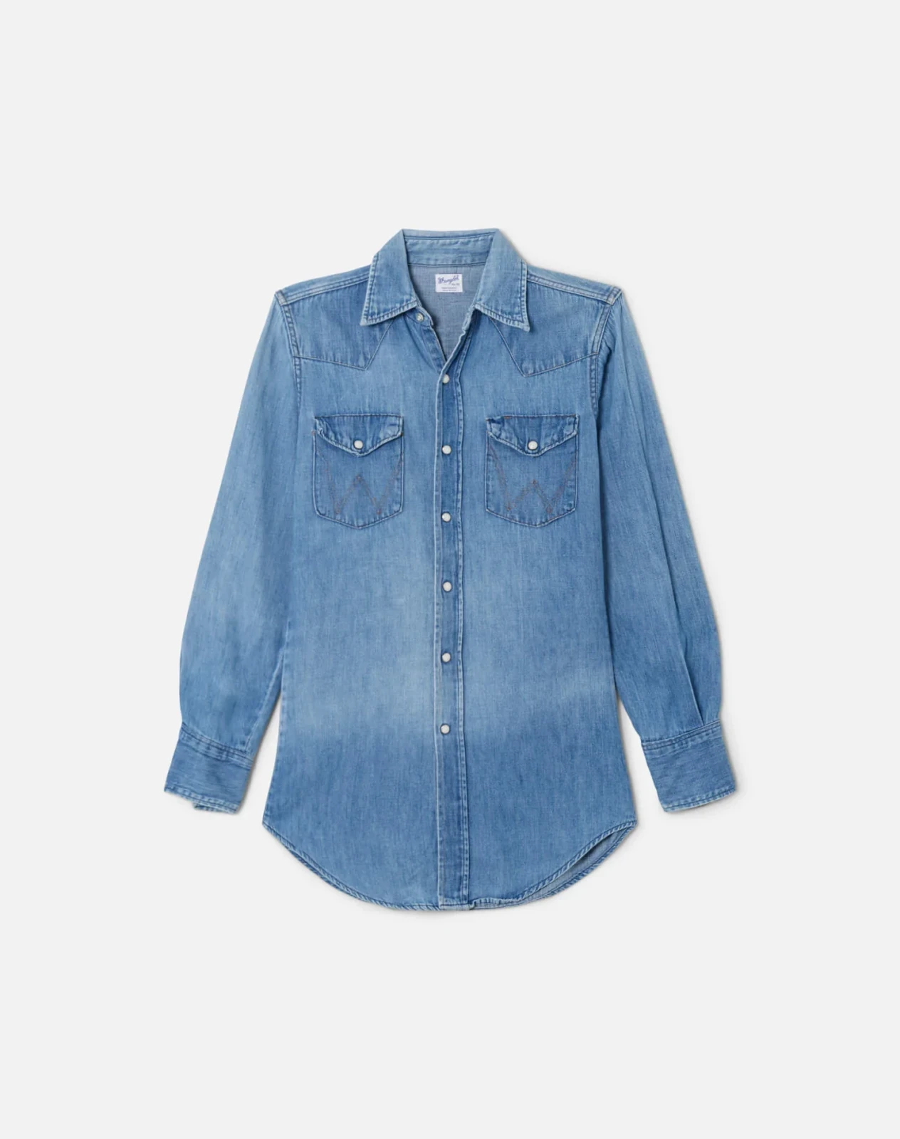 RE/DONE Vintage | 70s Wrangler Denim Pearl Snap Shirt
