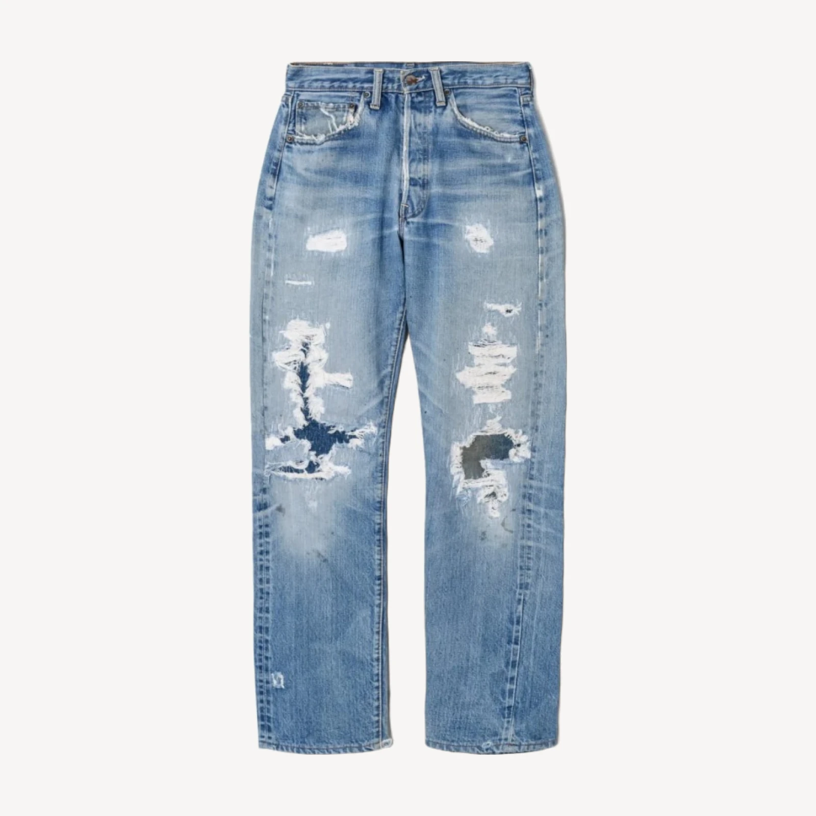 60s Big E Selvedge Repaired Levi's 501 -#17