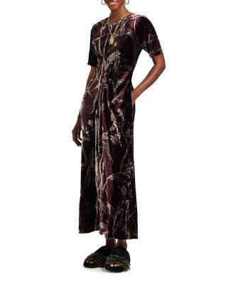La Doublej Angelica Dress Bamboo Burgundy