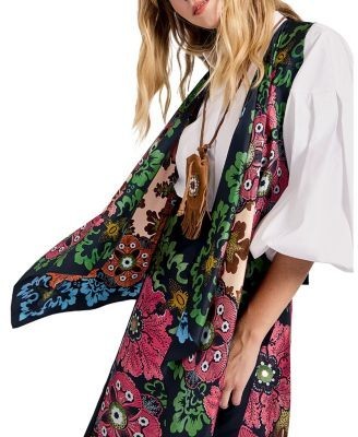 La DoubleJ Reversible Scarf Gilet Bounty Placee Red