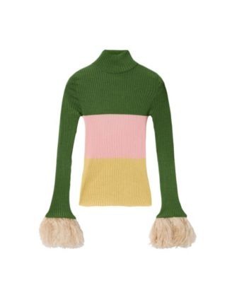 La DoubleJ High Kick Top (With Feathers)