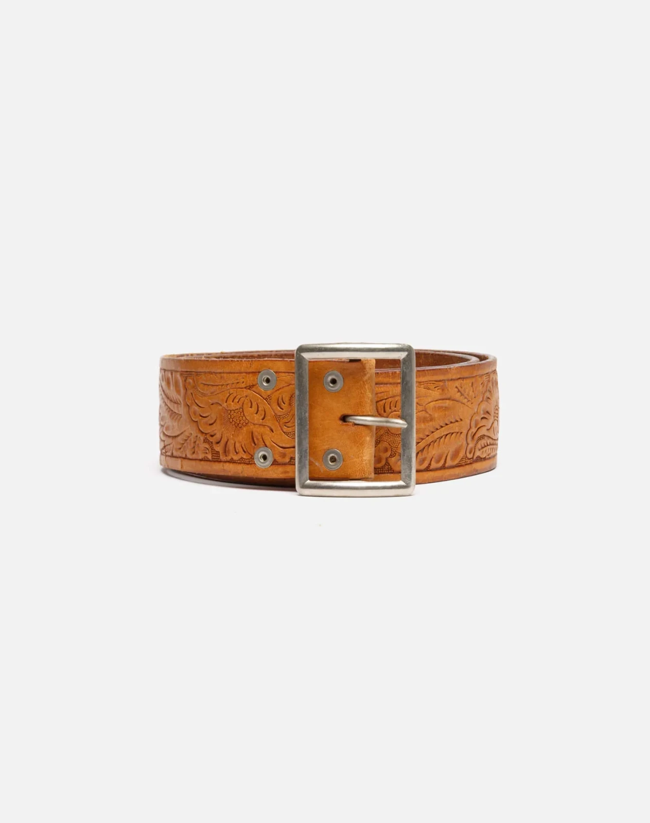 RE/DONE Vintage | 70s Tooled Belt -#19 | Vintage Belts