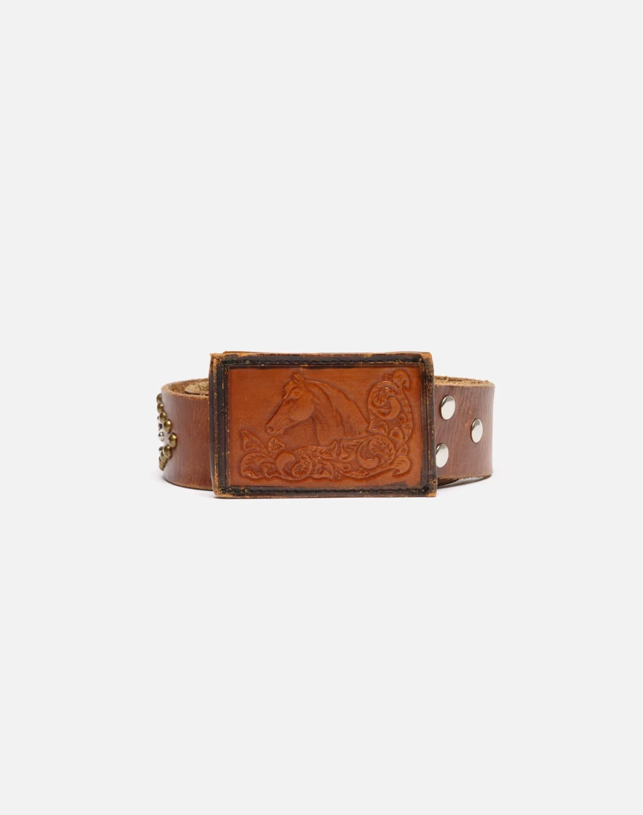 RE/DONE Vintage | 70s Studded Horse Belt -#22 | Vintage Belts