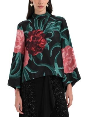 La DoubleJ Make an Exit Silk Top