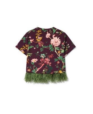 La DoubleJ La Scala Tee with Feathers Placee