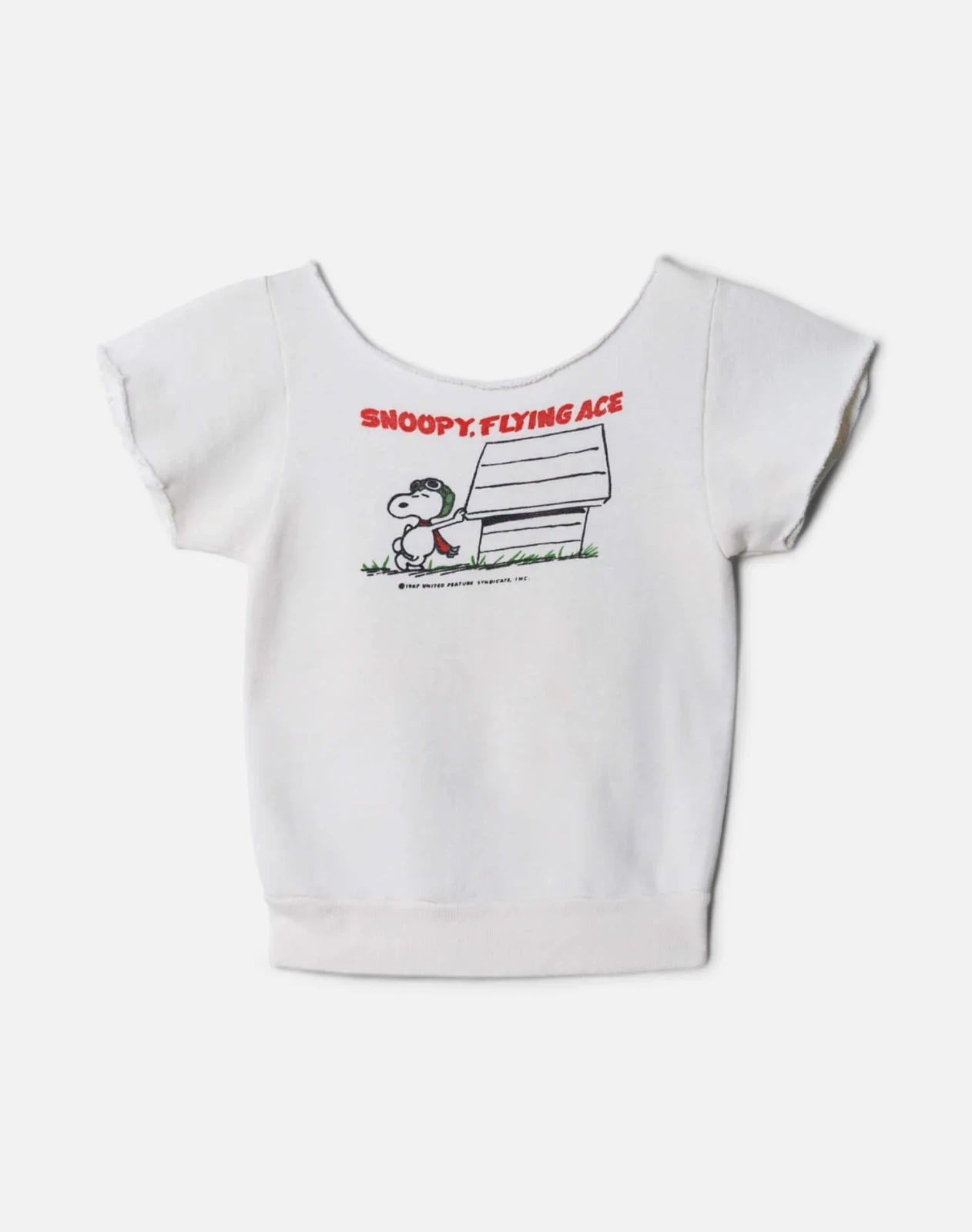 RE/DONE Vintage | 60s Snoopy Flying Ace Sweatshirt Top -#41 | Vintage Sweats