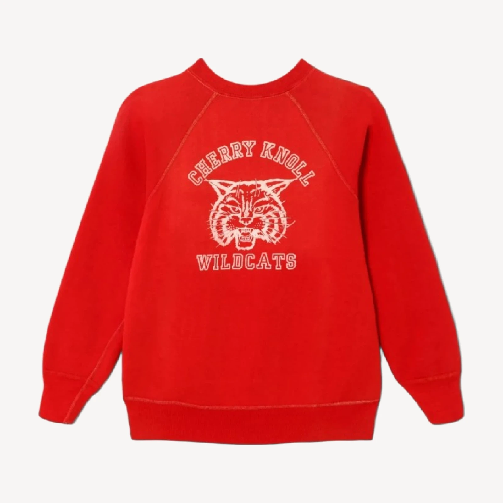 RE/DONE Vintage | 60s Wildcats Flocked Sweatshirt -#46 | Vintage Sweats