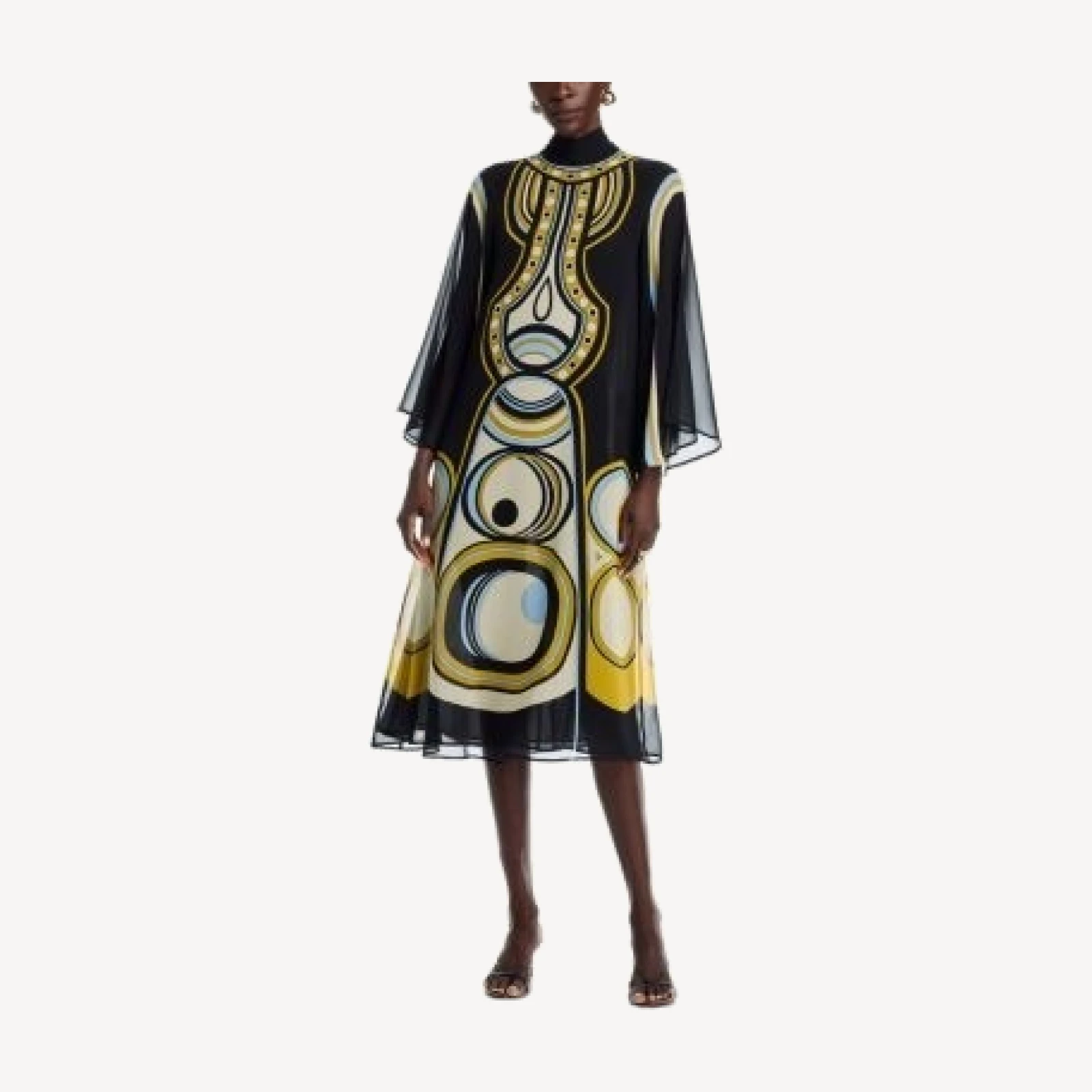 La DoubleJ Magnifico Silk Midi Dress