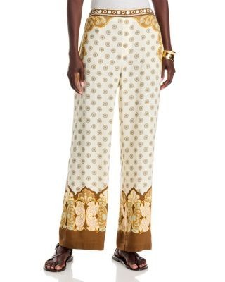 La DoubleJ Club Printed Wide Leg Pants