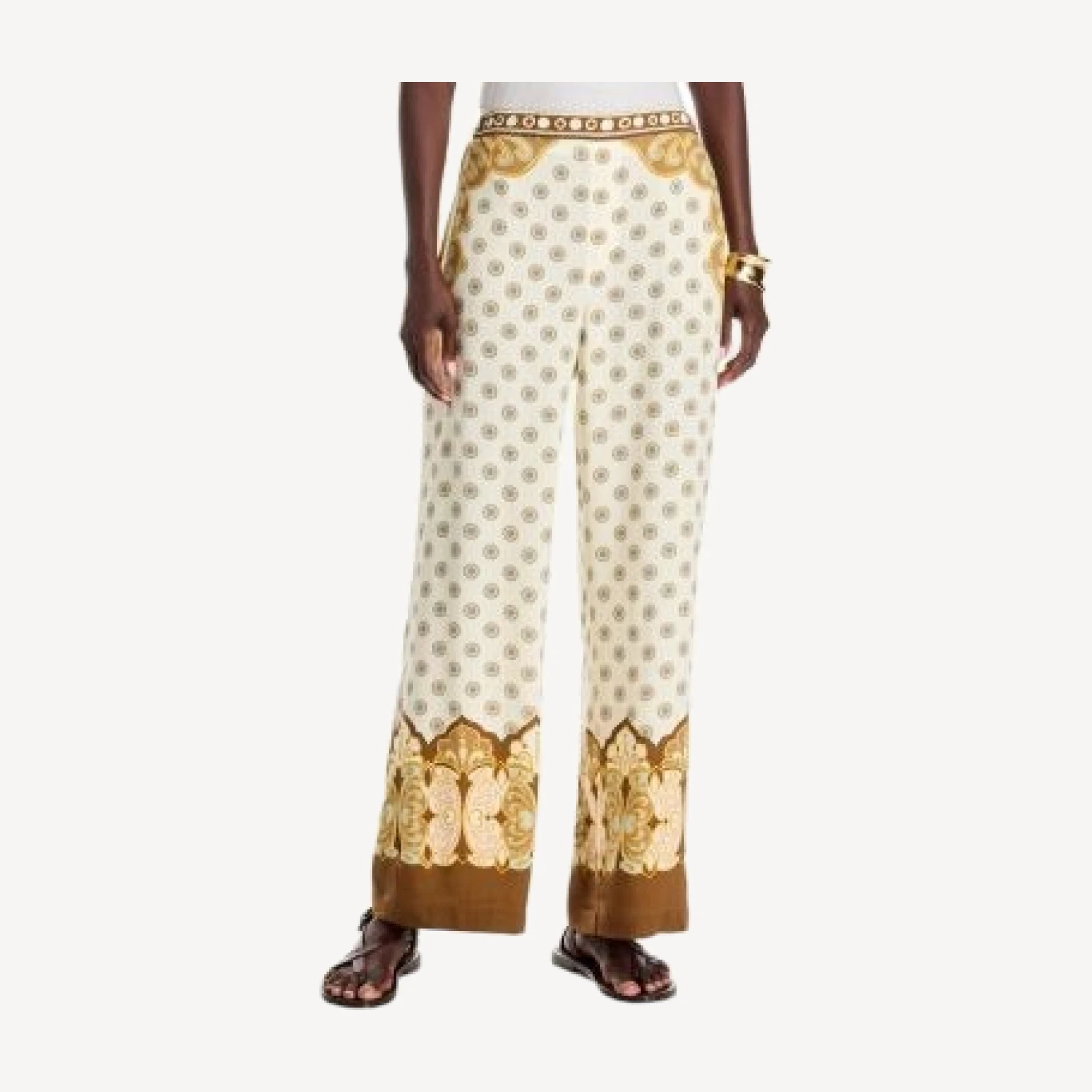 La DoubleJ Club Printed Wide Leg Pants