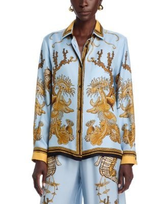 La DoubleJ Silk Placee Shirt
