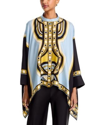 La DoubleJ Foulard Printed Silk Shirt