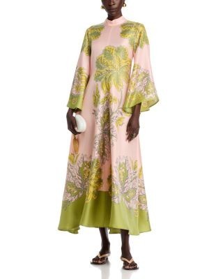La DoubleJ Magnifico Silk Tie Back Dress