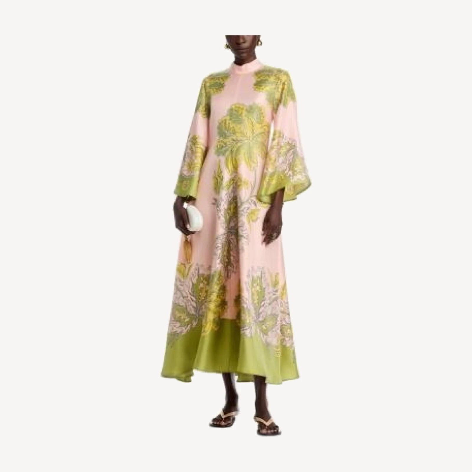 La DoubleJ Magnifico Silk Tie Back Dress