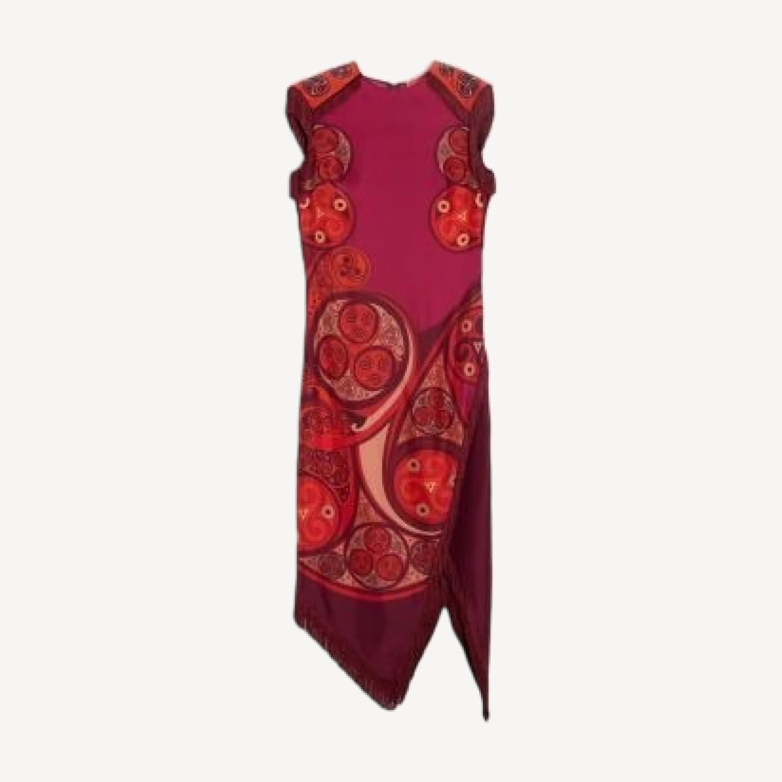 La DoubleJ Silk Scarf Printed Dress