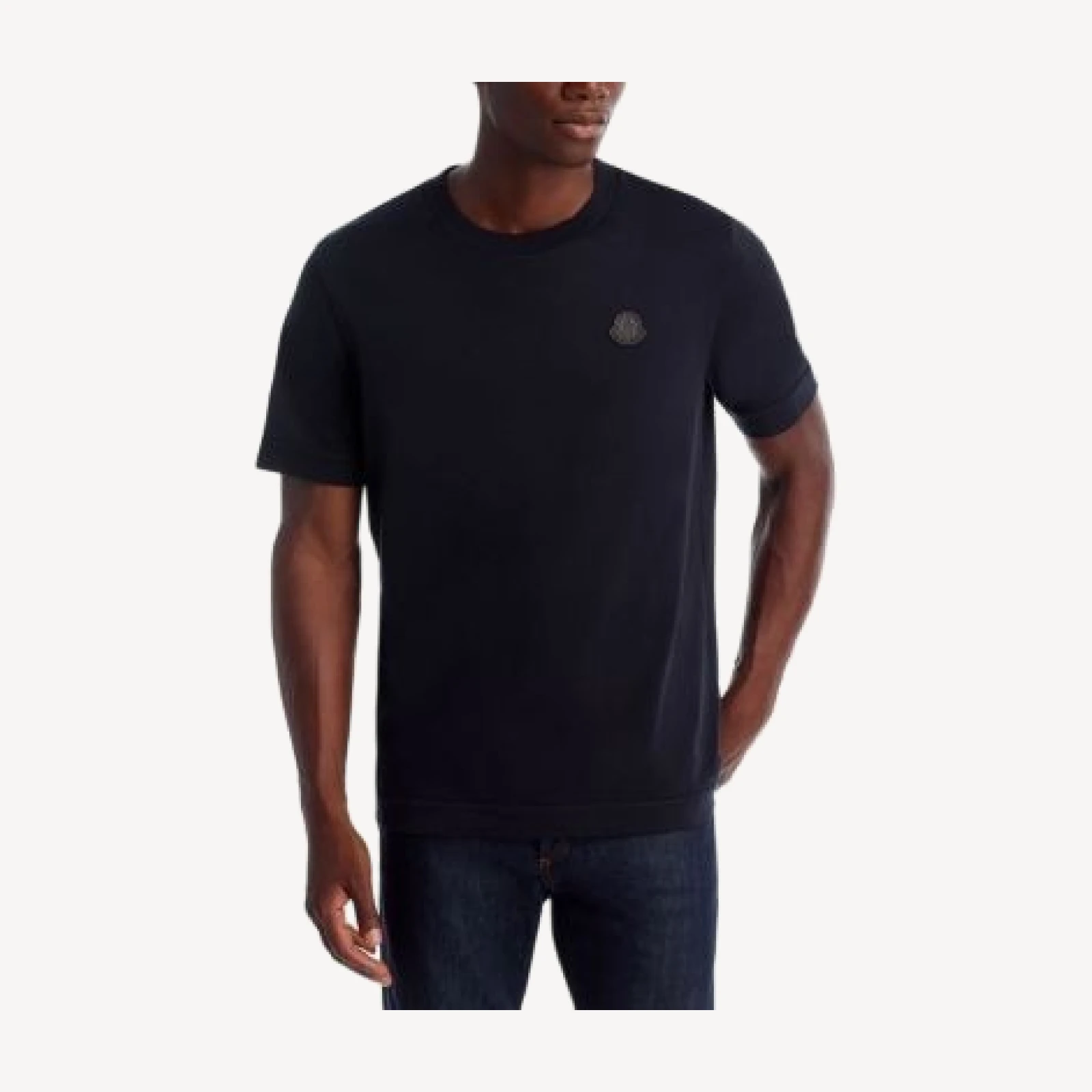 Moncler Logo Patch Cotton Tee