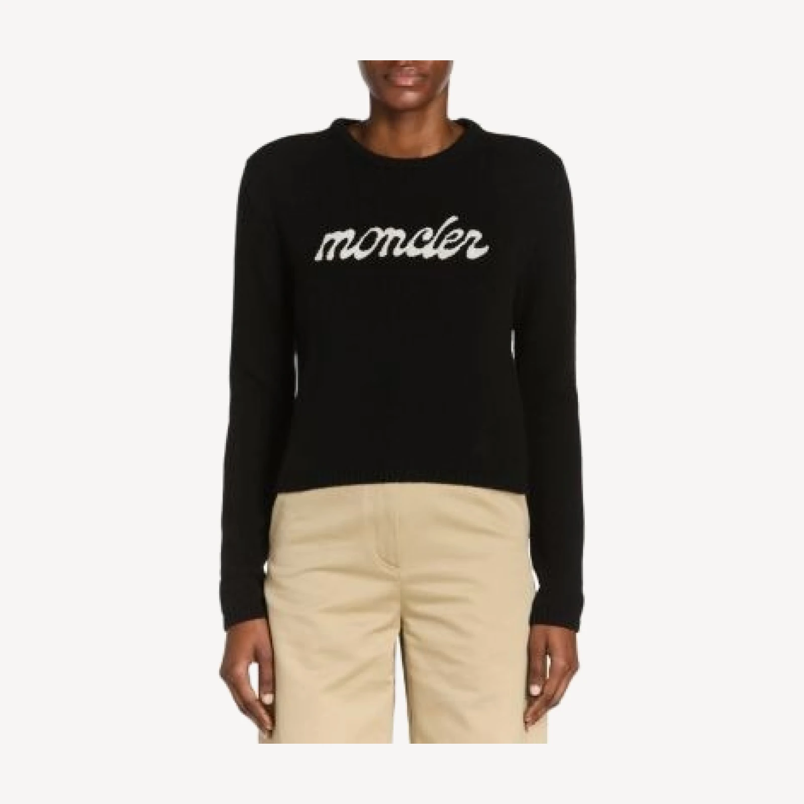 Moncler Wool Blend Crewneck Sweater
