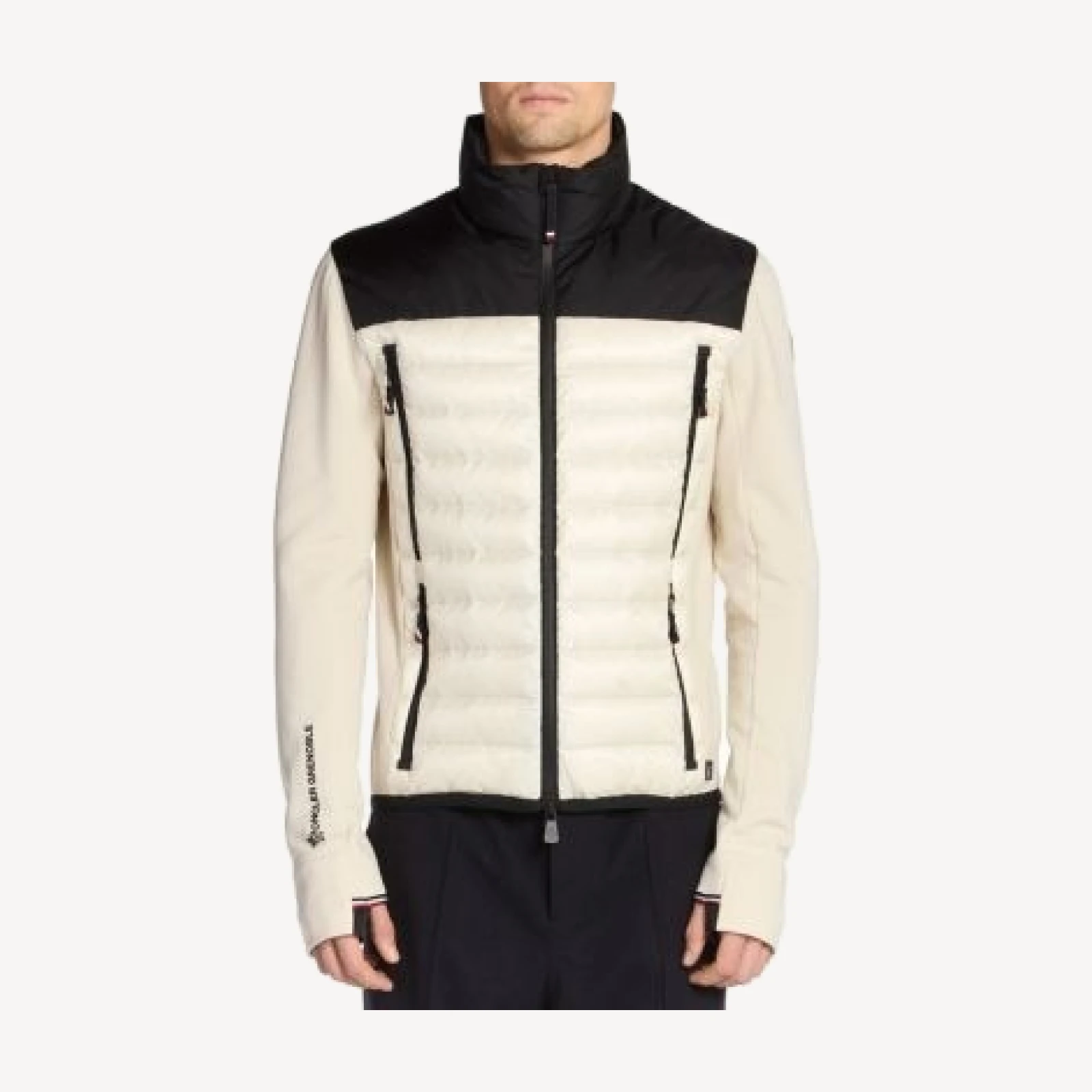 Moncler Quilted Down Cardigan