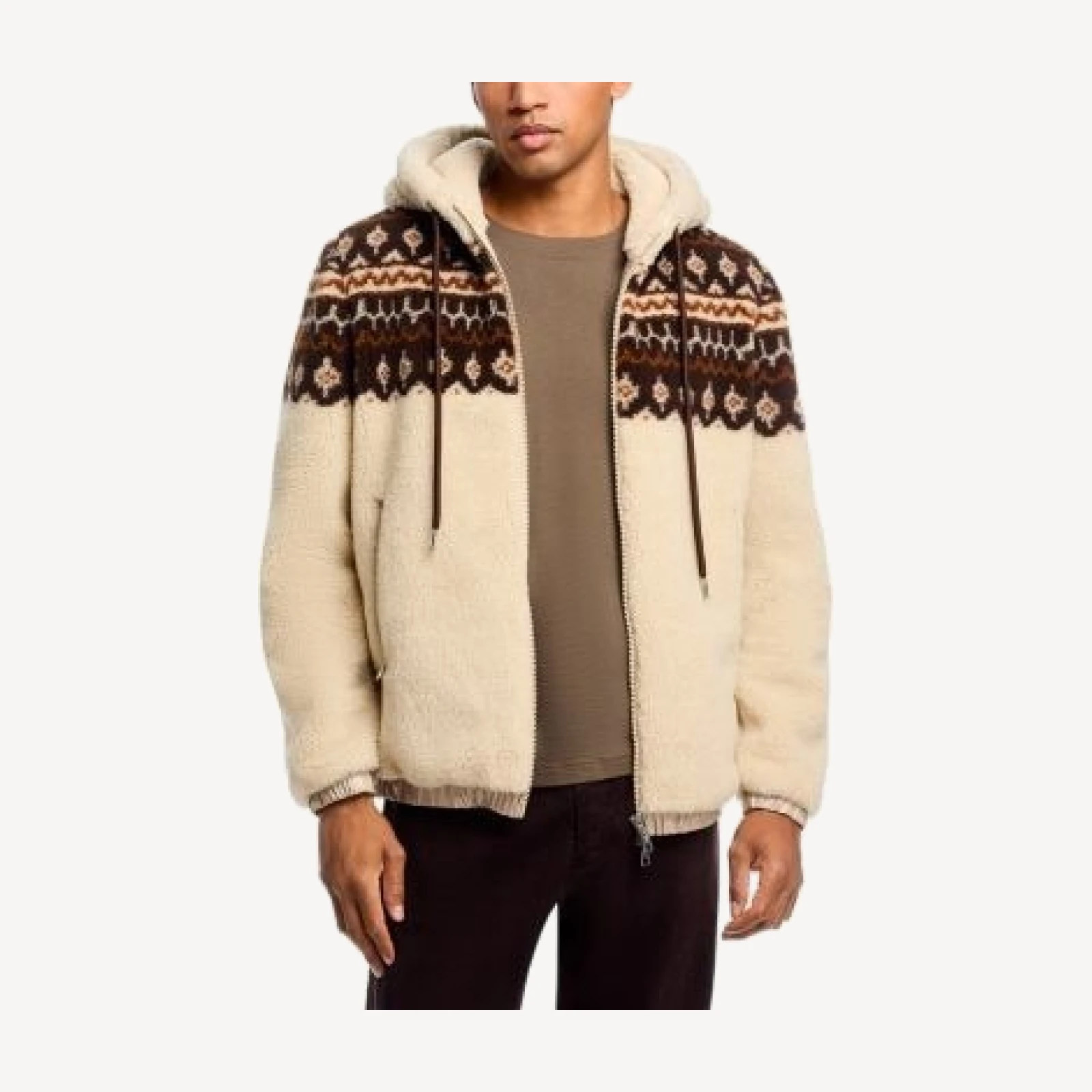 Moncler Jacquard Hooded Jacket
