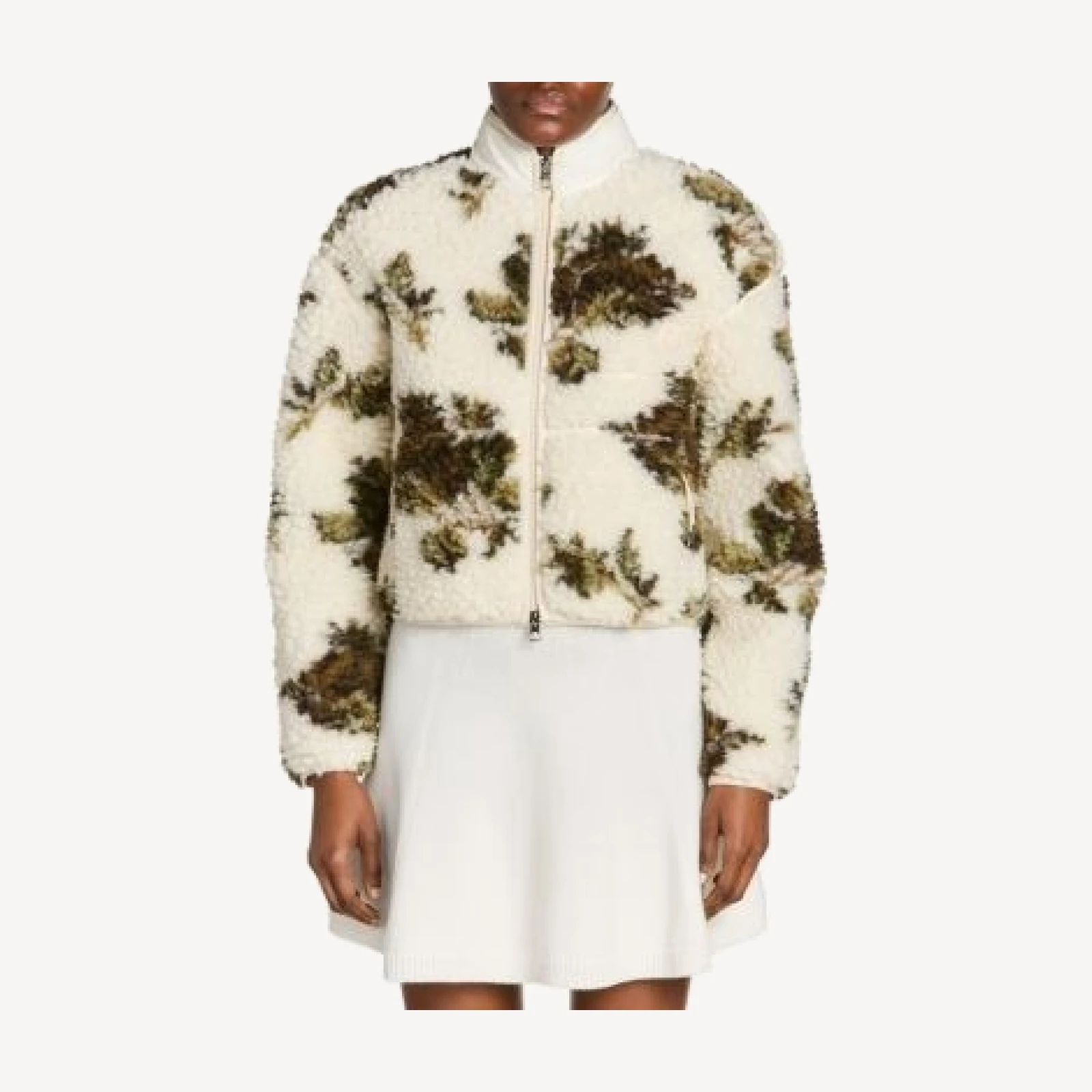 Moncler Zip Up Teddy Cardigan Jacket