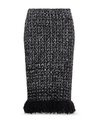 Moncler Mixed Knit Midi Skirt