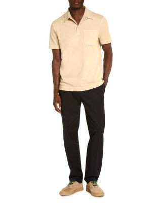 Moncler Short Sleeve Pocket Polo Shirt