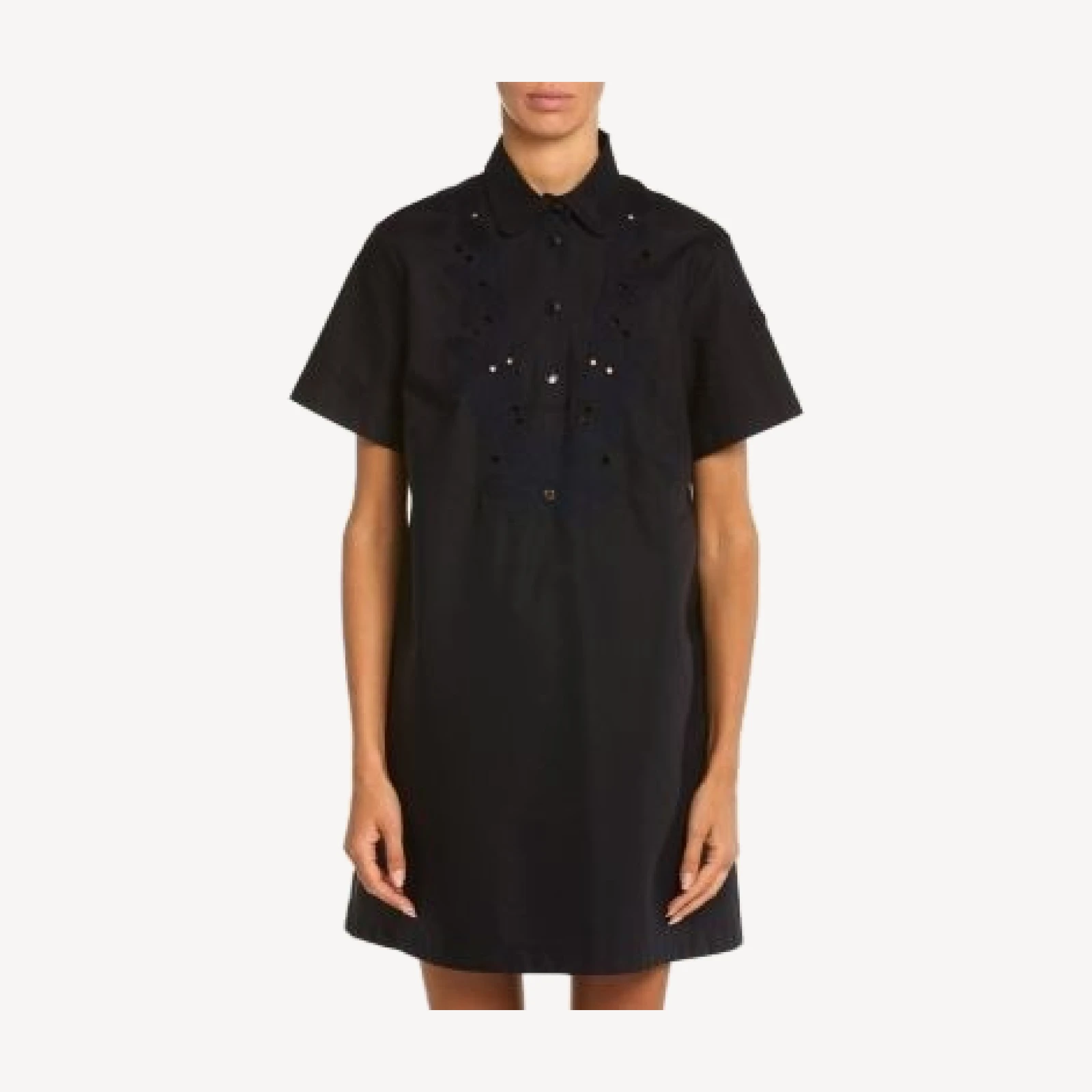 Moncler Eyelet Mini Dress