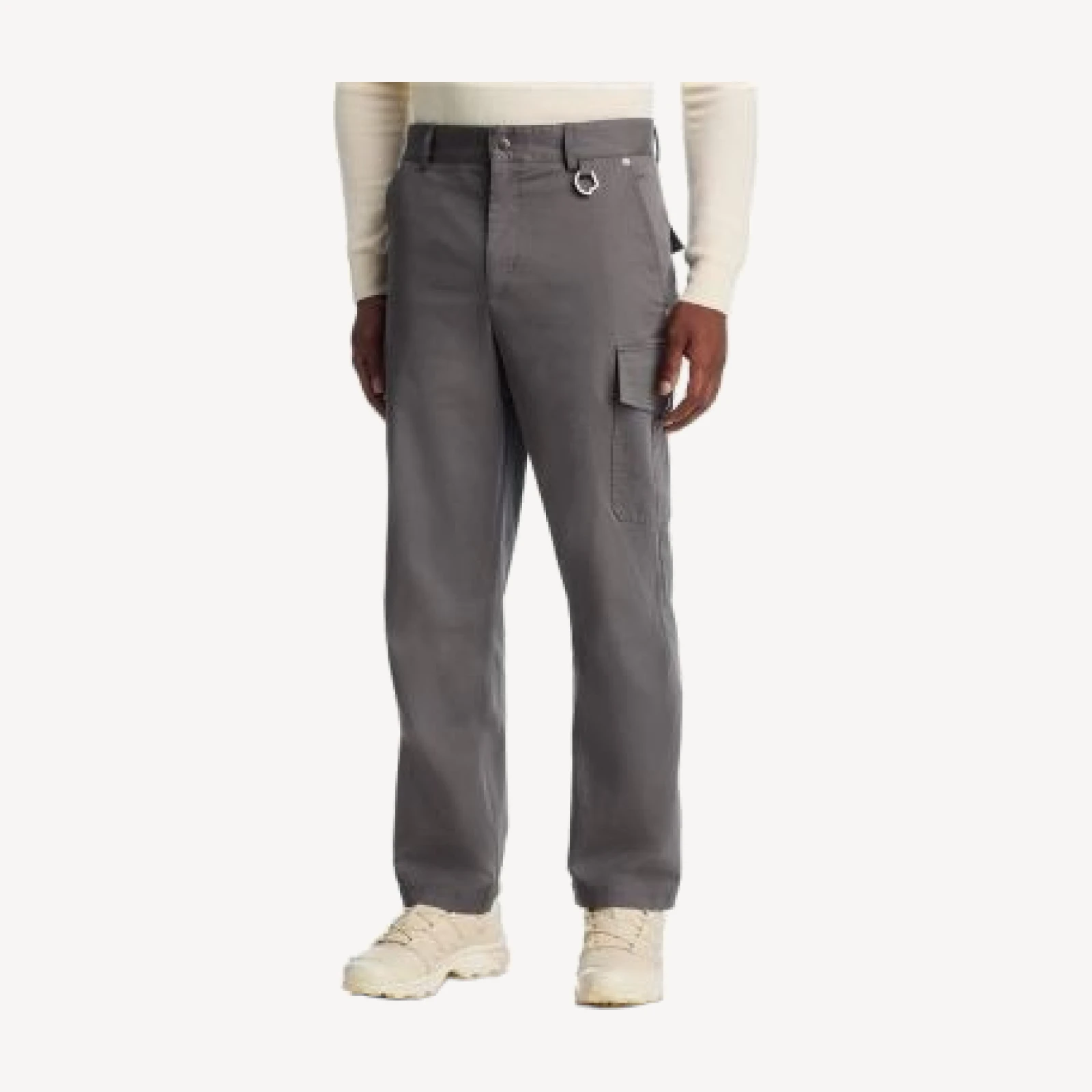 Moncler Cargo Cotton Blend Gabardine Pants