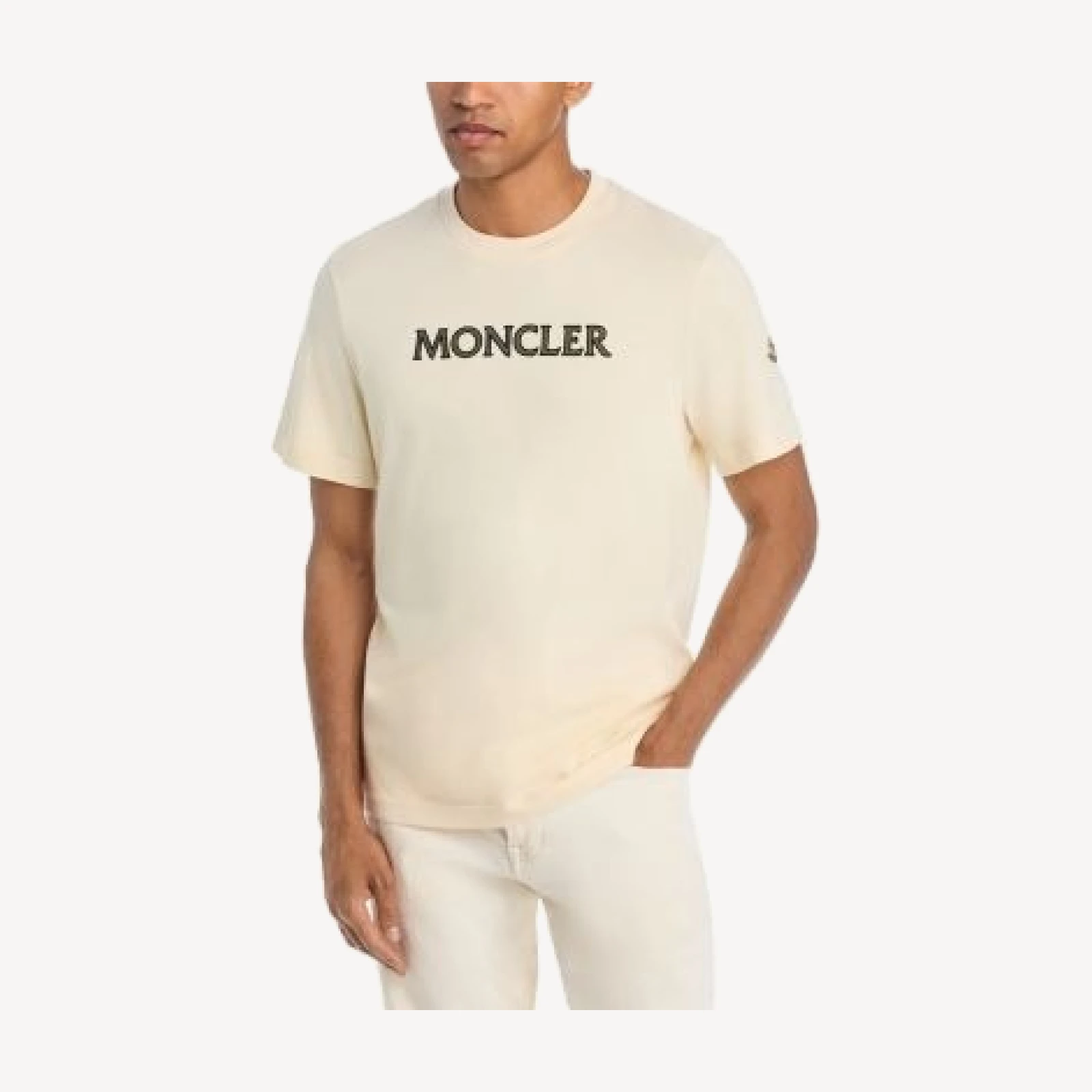 Moncler Logo Print Cotton T-Shirt