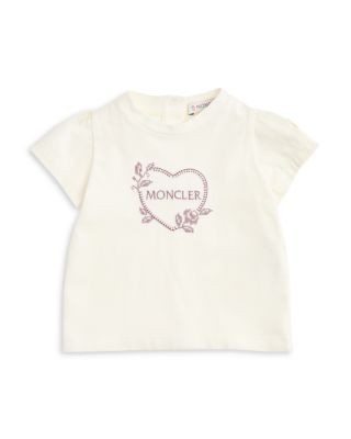 Moncler Girls' Heart Logo Tee - Baby, Little Kid