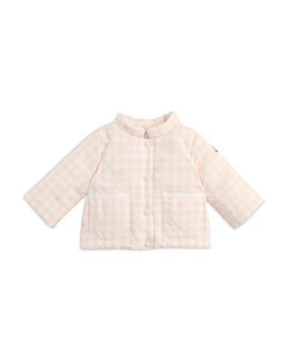 Moncler Girls' Mira Gingham Down Puffer Jacket - Baby, Little Kid